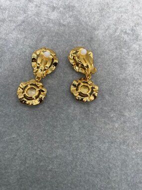 Alexis Bittar Large Gemstone Clip-On Earrings